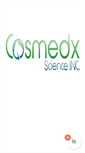 Mobile Screenshot of cosmedxscience.com